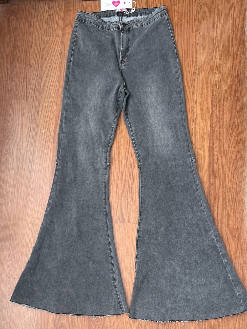 NWT Buddy Love Women’s Size 30 Washed Black Flare Jeans